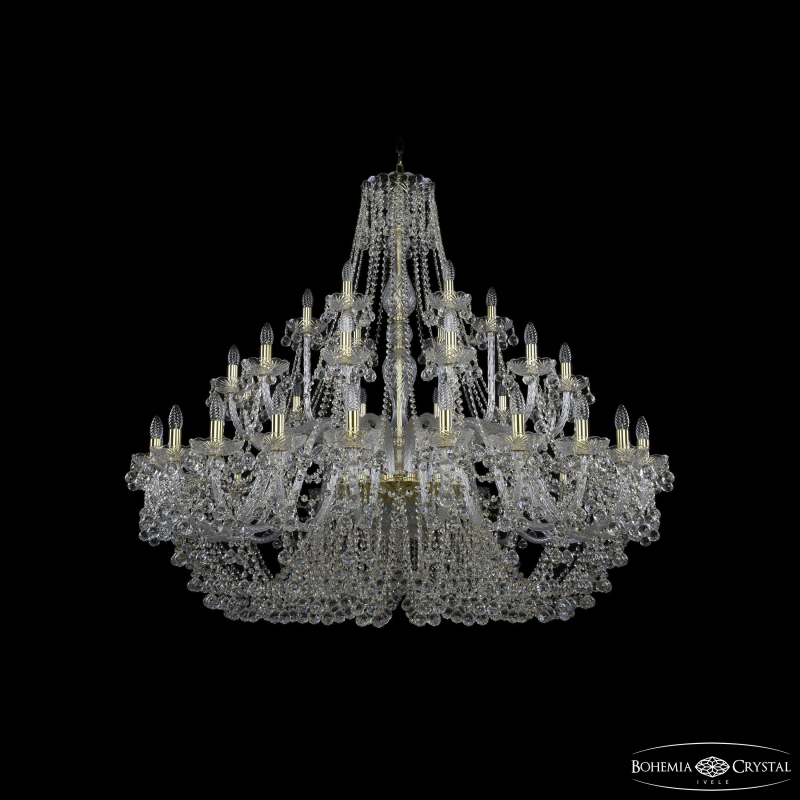 Подвесная люстра Bohemia Ivele Crystal 1409/24+12+6/530 G