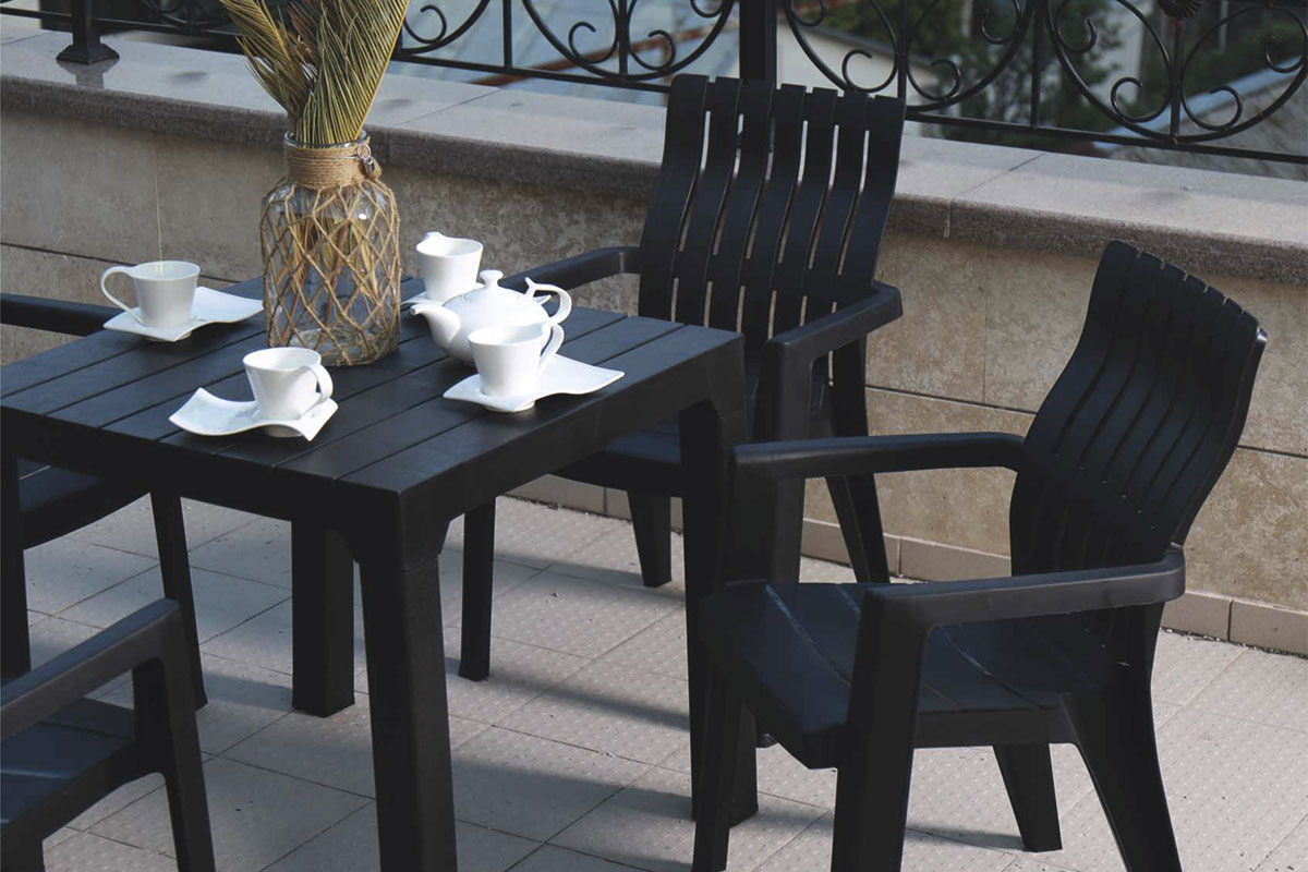 Комплект мебели b:rattan БОСТОН Сет / BOSTON Set, антрацит