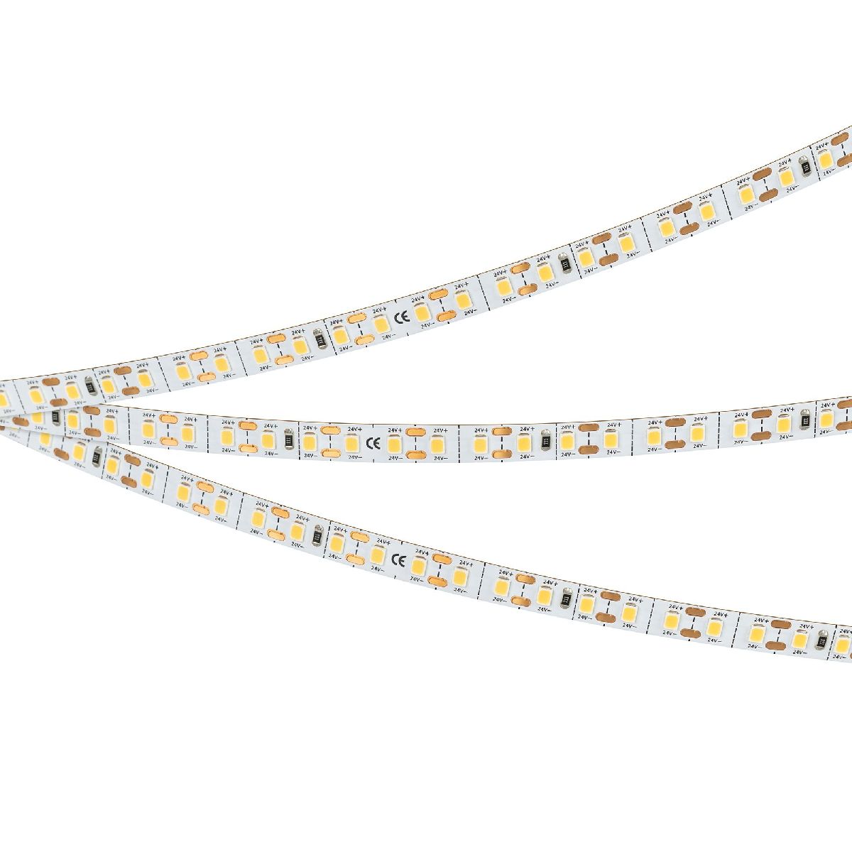 Светодиодная лента Arlight FC-A120-8mm 24V Warm3000-CX1 (5 W/m, IP20, 5m) 052927