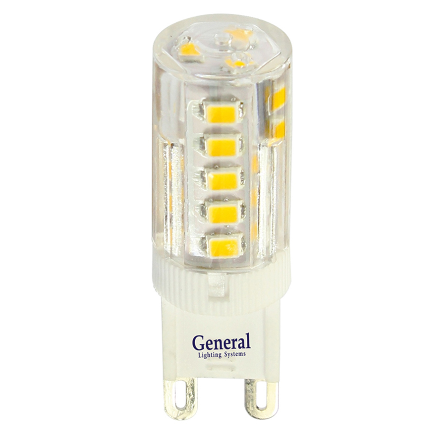 Светодиодная лампа General GLDEN-G9-5-P-220-4500 653900