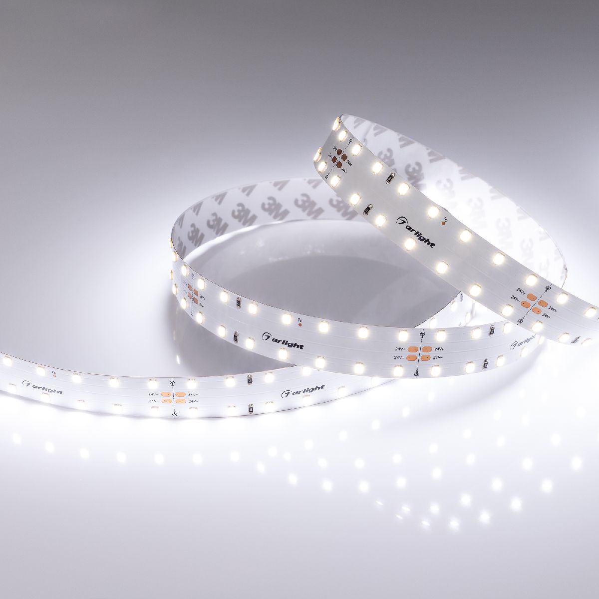 Светодиодная лента Arlight RT-A140-20mm 24V White6000 (22 W/m, IP20, 2835, 4.7m) 028111(2)