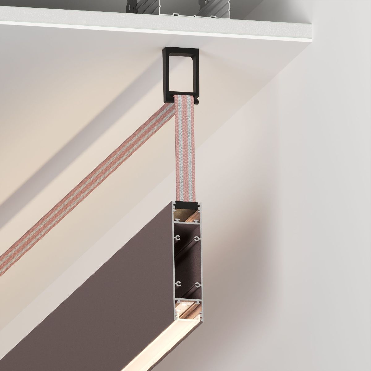 Крепление накладное Arlight SL-LINE-W20-BELT BLACK 051270