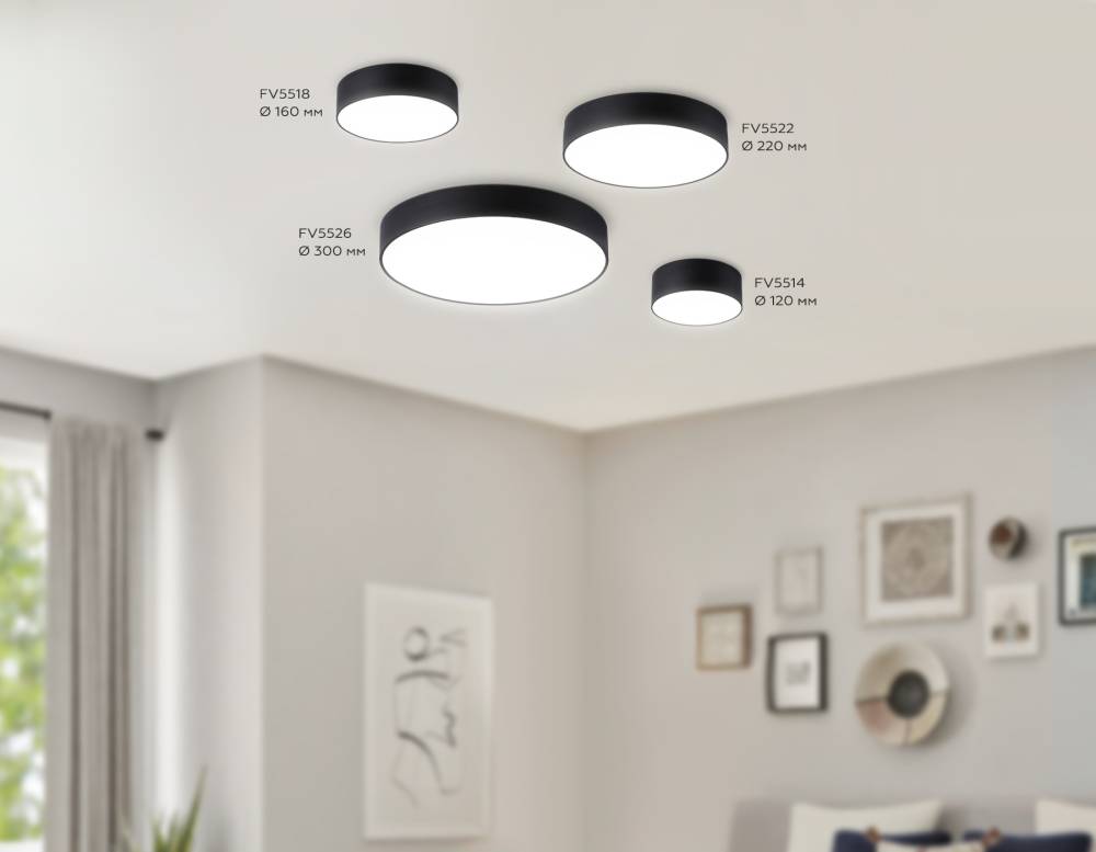 Потолочный светильник Ambrella Light Orbital Air Alum FV5518