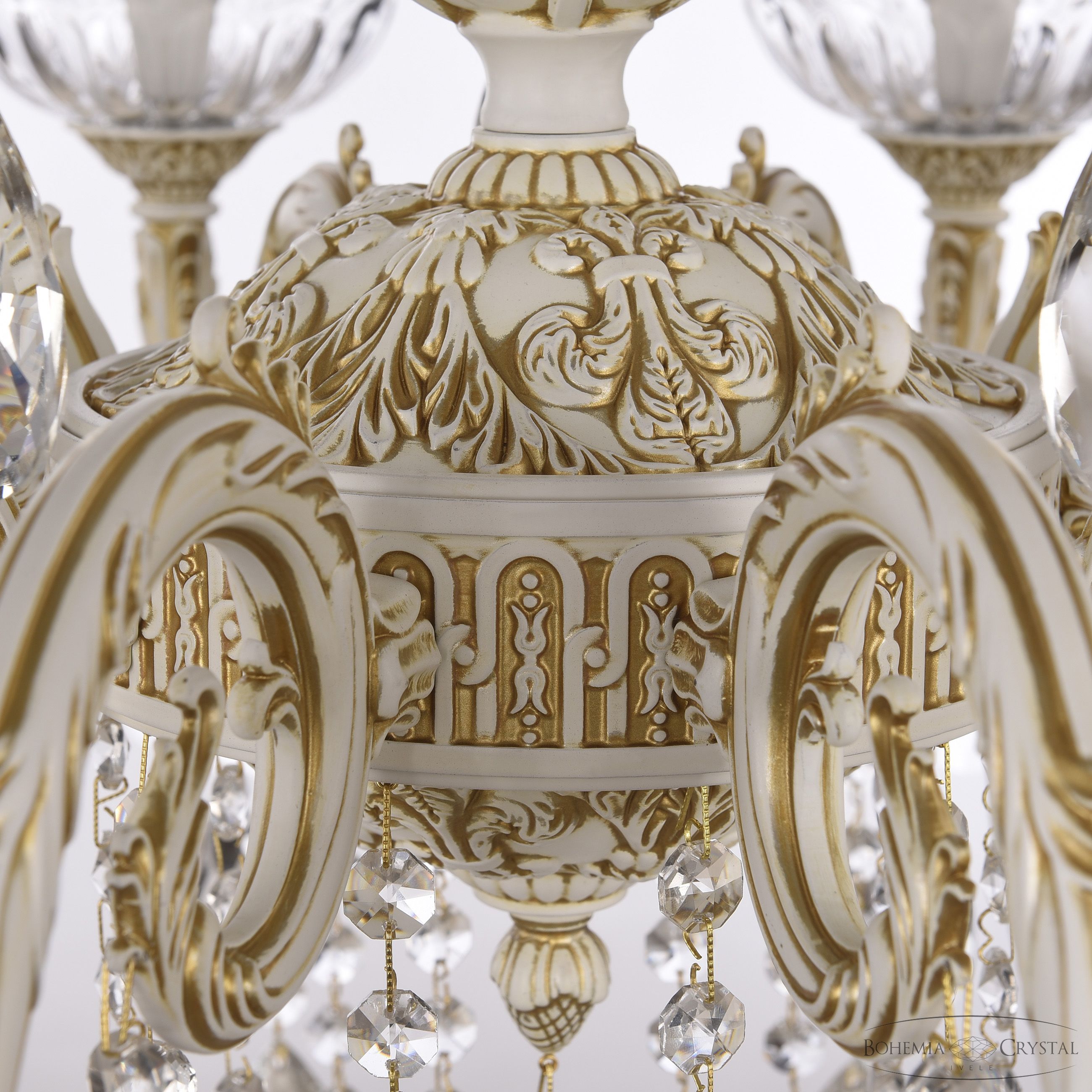 Подвесная люстра Bohemia Ivele Crystal AL79101/10+5/250/2D B WMG P Clear/M-1H