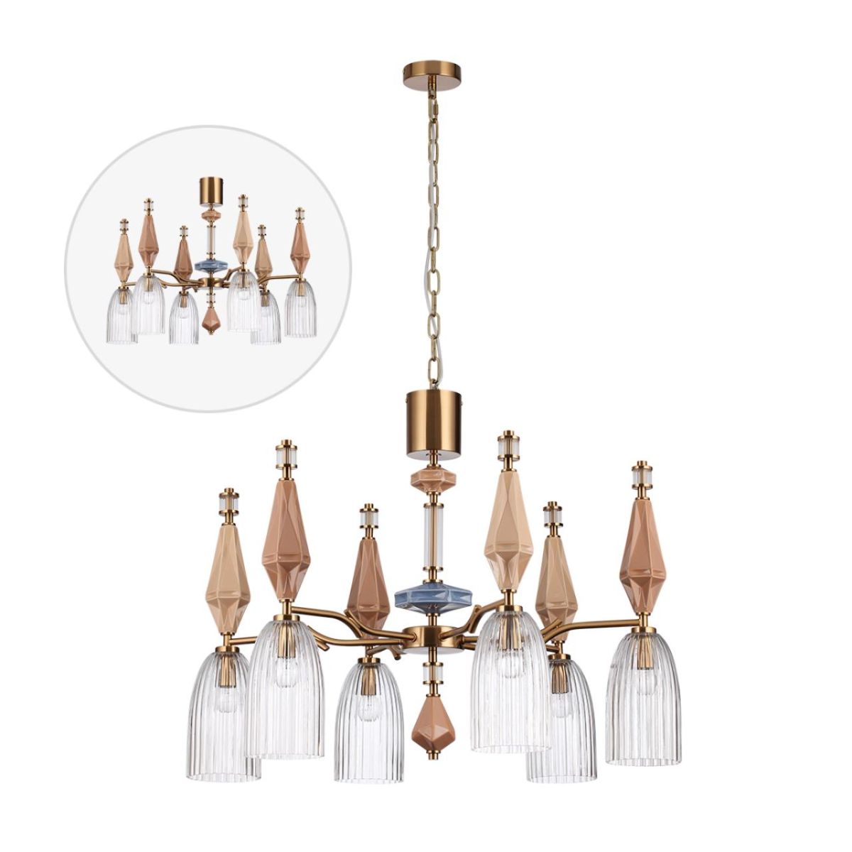 Подвесная люстра Odeon Light Modern Terra 5414/6