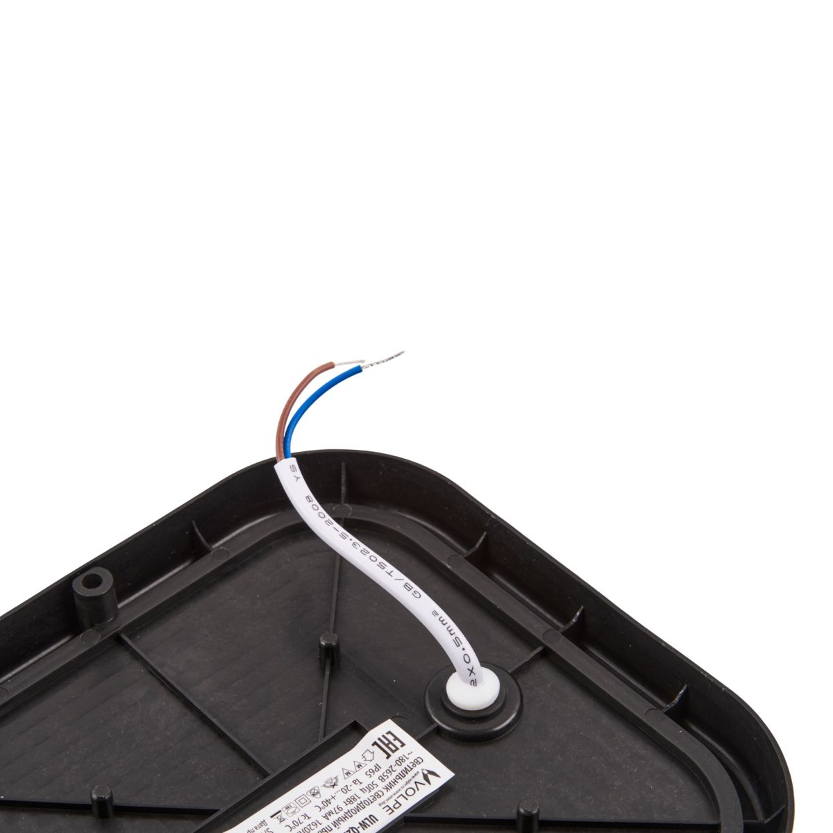 Накладной светильник влагозащищенный Volpe ULW-Q229 24W/4000K IP65 BLACK UL-00013195