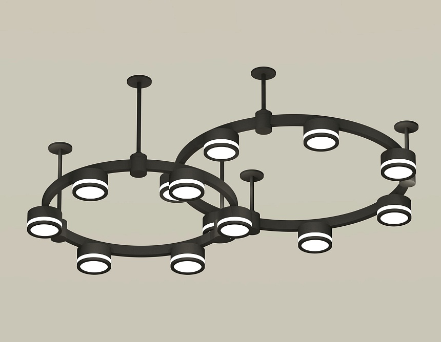 Комплект подвесного светильника Ambrella Light Techno Ring XR92221003  (A9222, A9227, C9238, C9232, N8415)