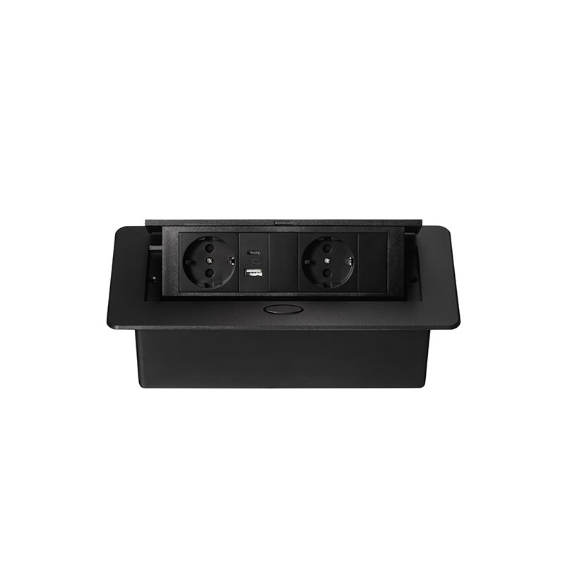 Блок розеток MX-226 (O) (2 секции, 1 USB и 1 type C) Mebax 00-00002603
