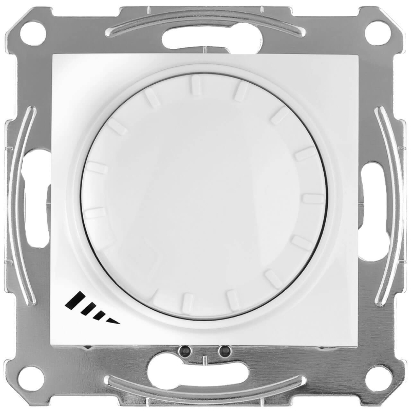 Диммер поворотно-нажимной универсальный Schneider Electric Sedna 4-400W SDN2201221