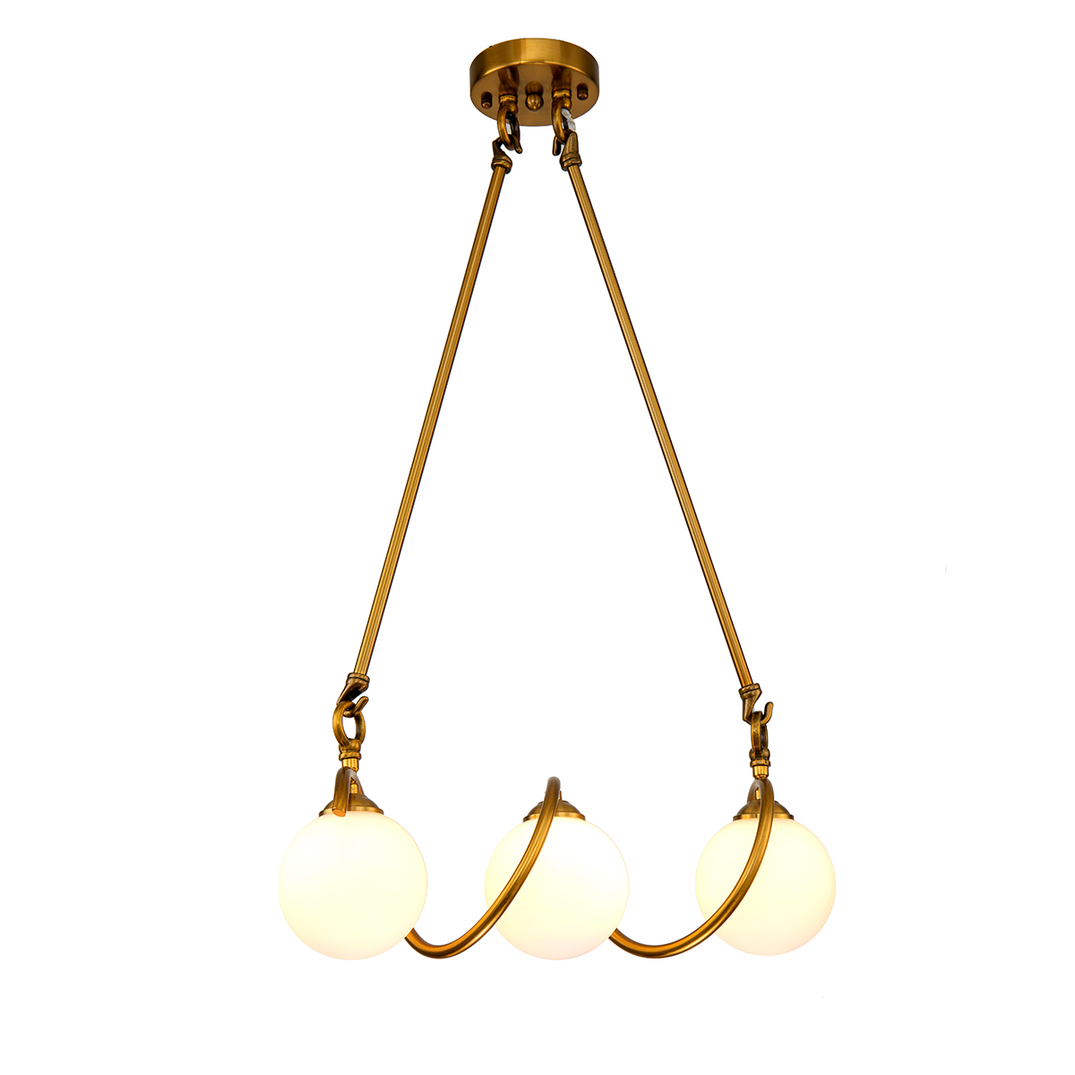 Подвесная люстра Delight Collection KG1212P-3 brass