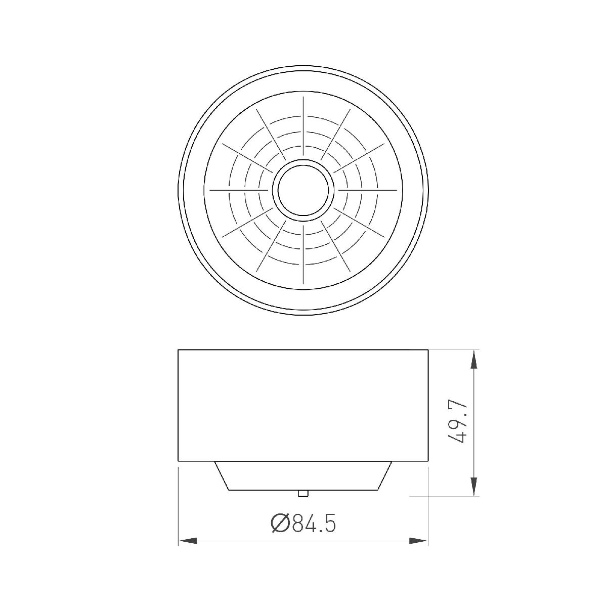 Рефлектор с посадочным кольцом Arlight LGD-REFLECTOR-RING-R85 (WH) 046769