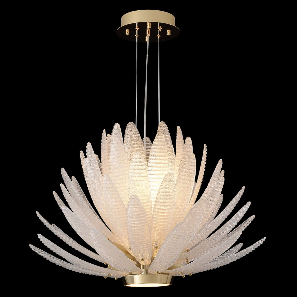 Подвесная люстра Crystal Lux ARTICHOKE SP8+1 GOLD