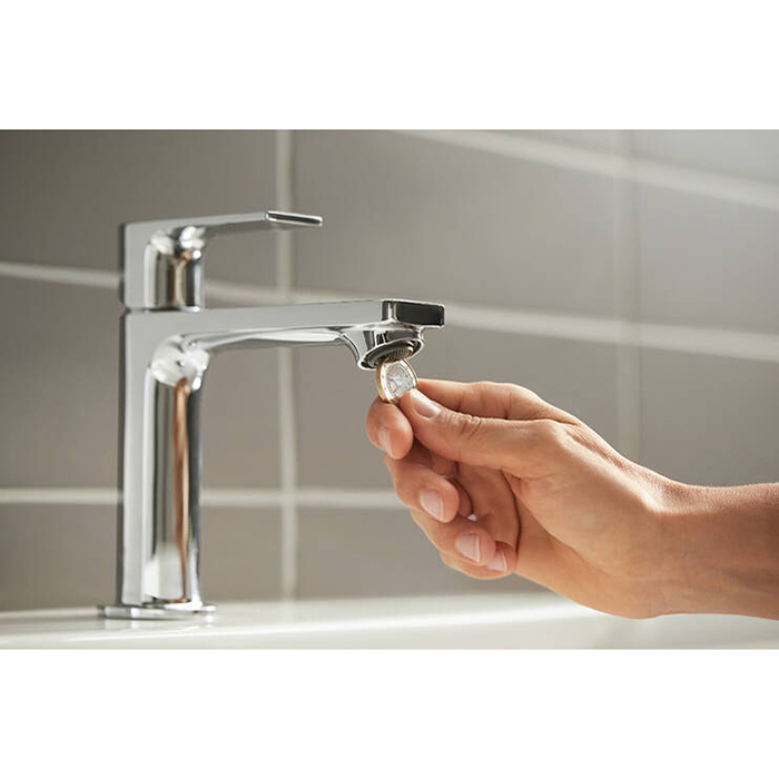 Hansgrohe Rebris E Смеситель для раковины, 1 отв., с донным клапаном, цвет: хром