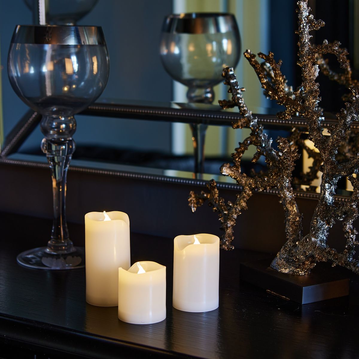 Набор свечей светодиодных Uniel ULD-F060 WARM WHITE CANDLE SET3 UL-00008593