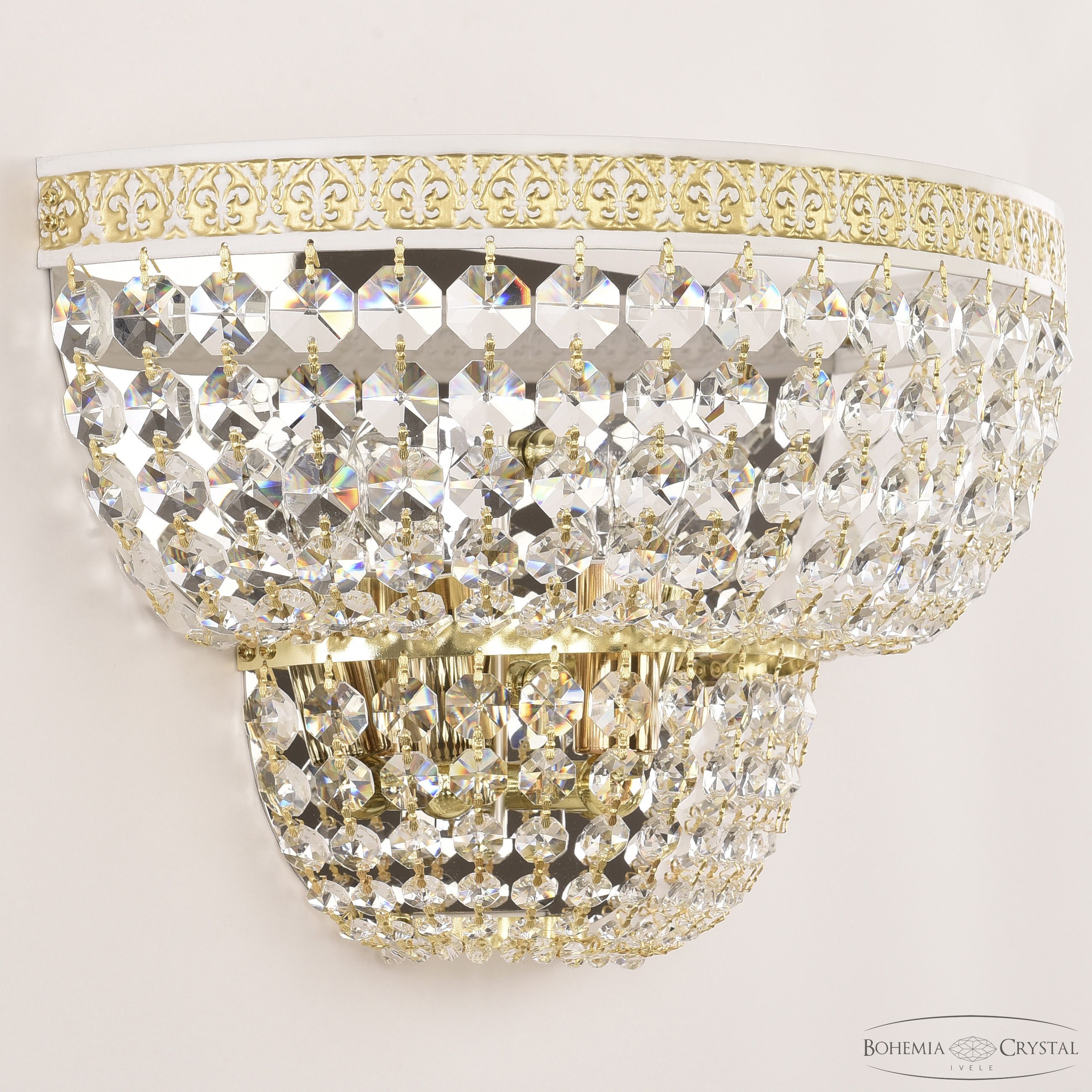 Настенный светильник Bohemia Ivele Crystal AL19101B/35FL WMG