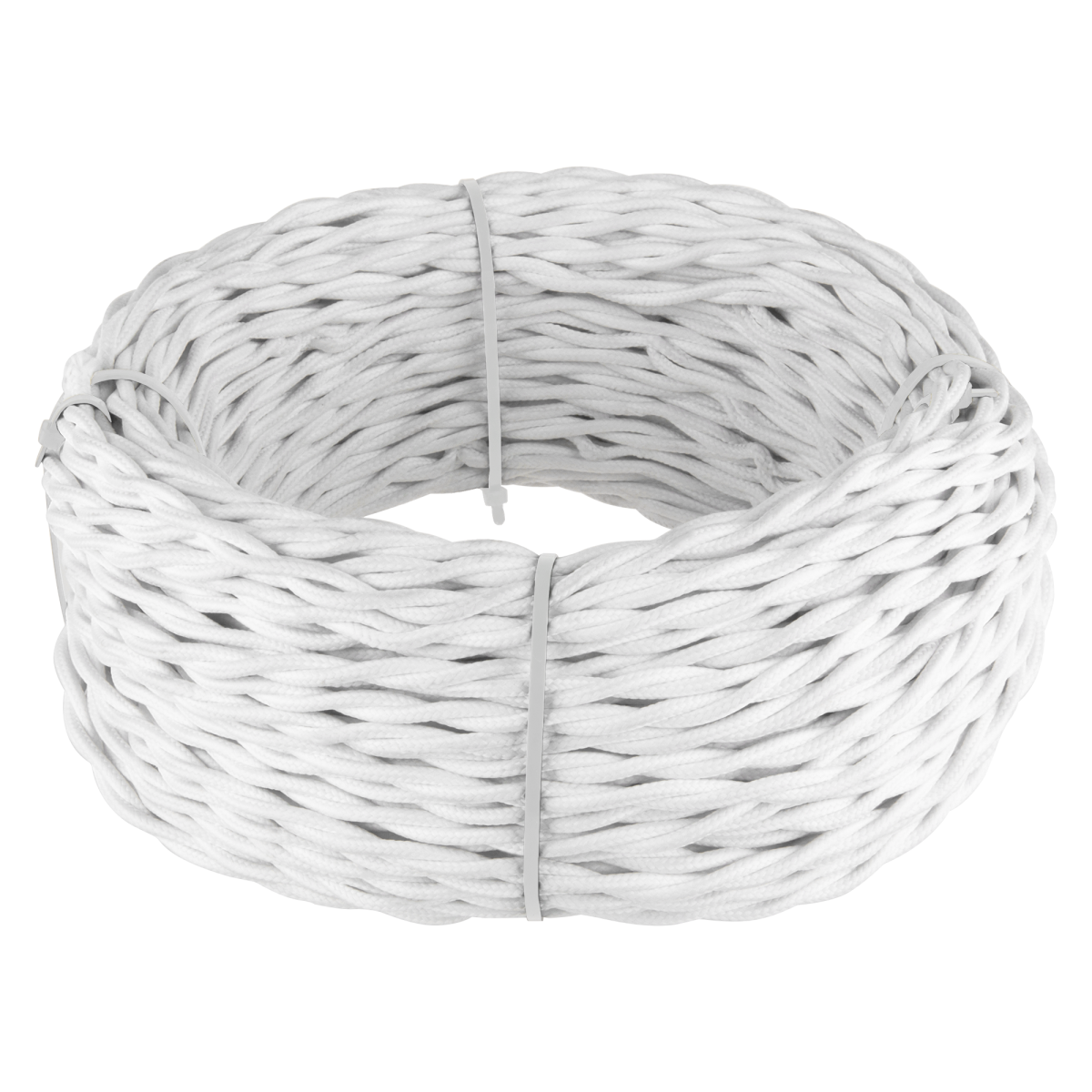 Ретро кабель Werkel витой двухжильный 1,5 мм белый a050778 W6452501 4690389165702
