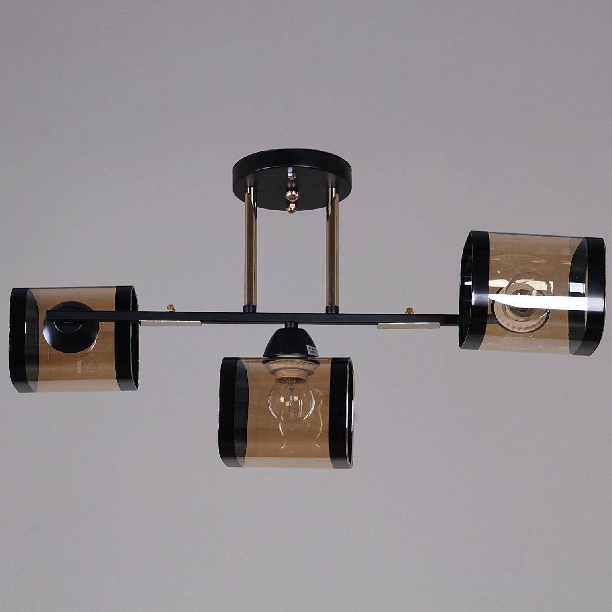 Потолочная люстра Reluce 09063-3.3-03 BK+FG