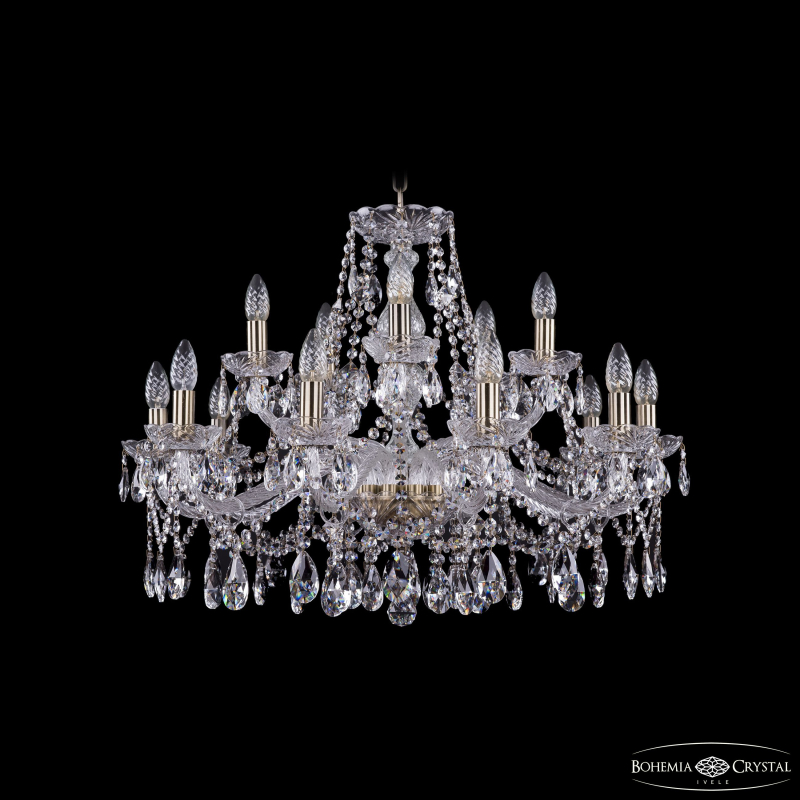 Подвесная люстра Bohemia Ivele Crystal 1413/10+5/300 Pa