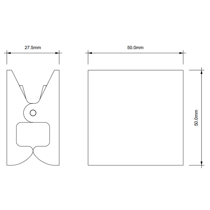 Decor Walther Pinch S/M Крючок/зажим, цвет: черный матовый