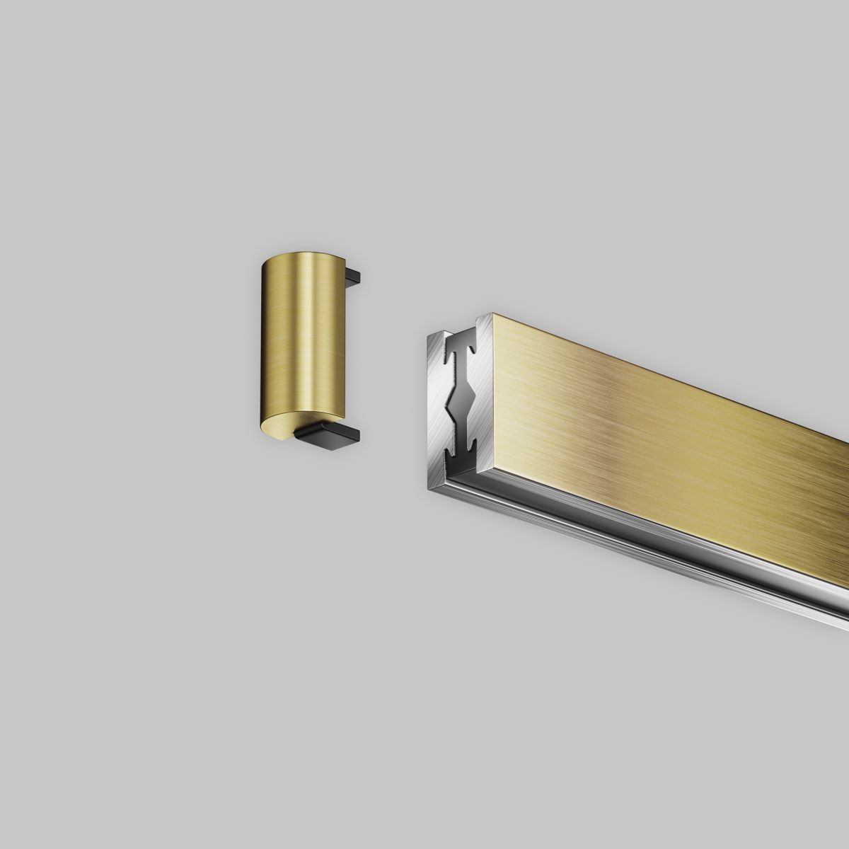 Заглушка торцевая для шинопровода Flarity Maytoni Technical TRA154EC-BS