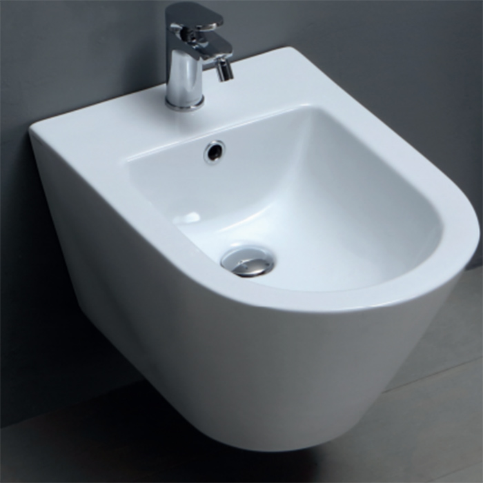 AZZURRA FORMA Биде подвесное 54х37х30,5см , с 1 отв под смеситель, цвет: белый