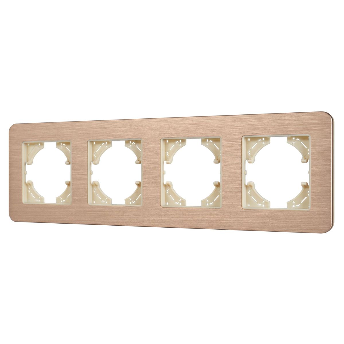 Рамка на 4 поста алюминиевая Arlight FRM-AKIRY-AL-4-GD 049733