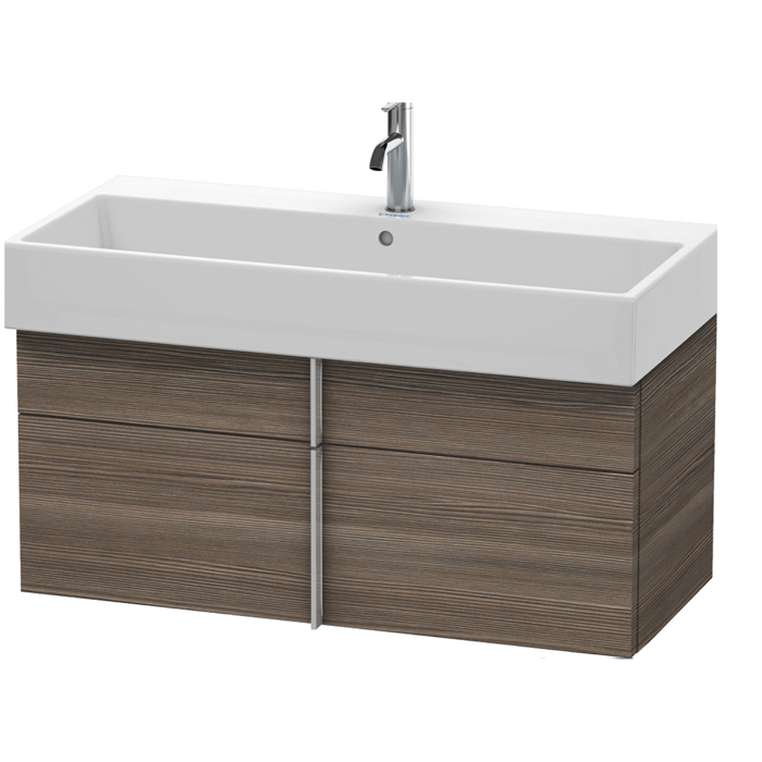Duravit VA Тумба подвесная 98.4x43.1х44.1см., с раковиной, 1 выдв.ящик, цвет: Pine Terra