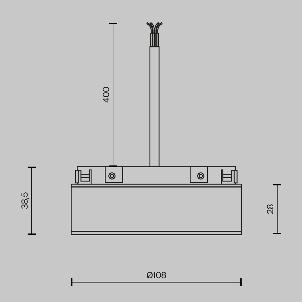 Источник напряжения Maytoni Basity 100Вт DC48 IP54 TRA172DR-100W-DD-B