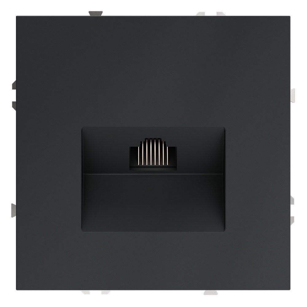 Розетка компьютерная Voltum S70 VLS060107 (графит)
