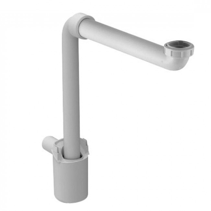 Duravit Сифон экономичный для мебели, 1 1/4, материал: пластик, цвет: белый