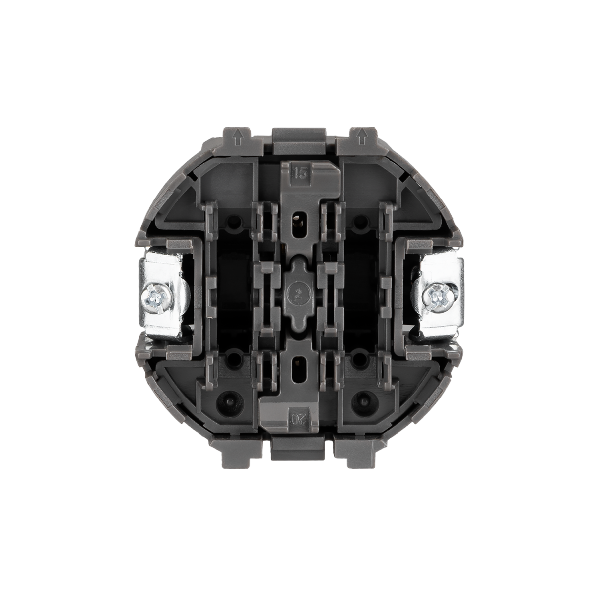 Выключатель SETE 1 кл 10А с/у антрацит IP20/IP44 KRANZ KR-79-0705-4