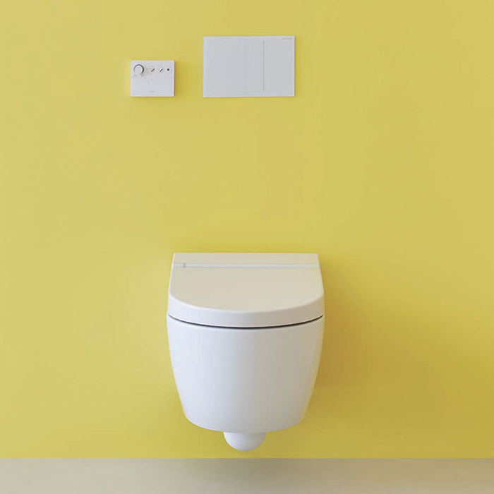 Catalano Cataclean Унитаз подвесной 59х38см., с крышкой-биде, покрытие Cataglaze+, цвет: белый