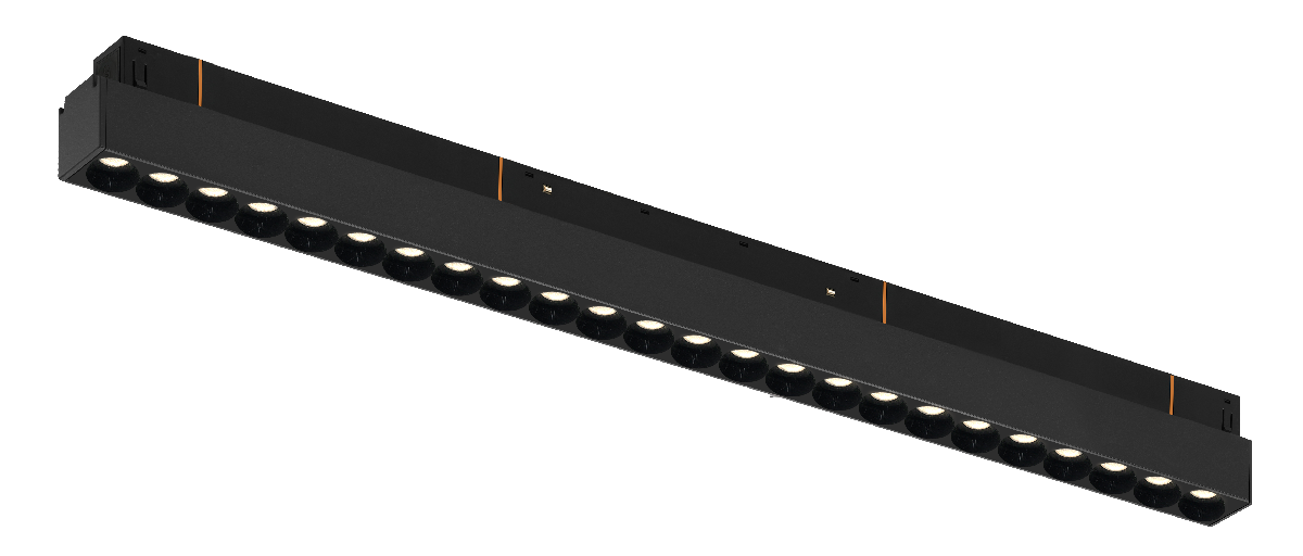 Трековый магнитный светильник iLedex Vision 4822-002-L460-24W-38DG-3000K-BK