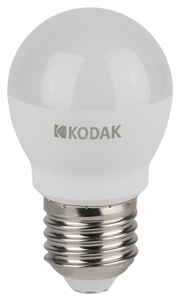 Лампа светодиодная Kodak LED P45-11W-865-E27 K 11Вт шар холодный дневной свет Е27 Б0057622