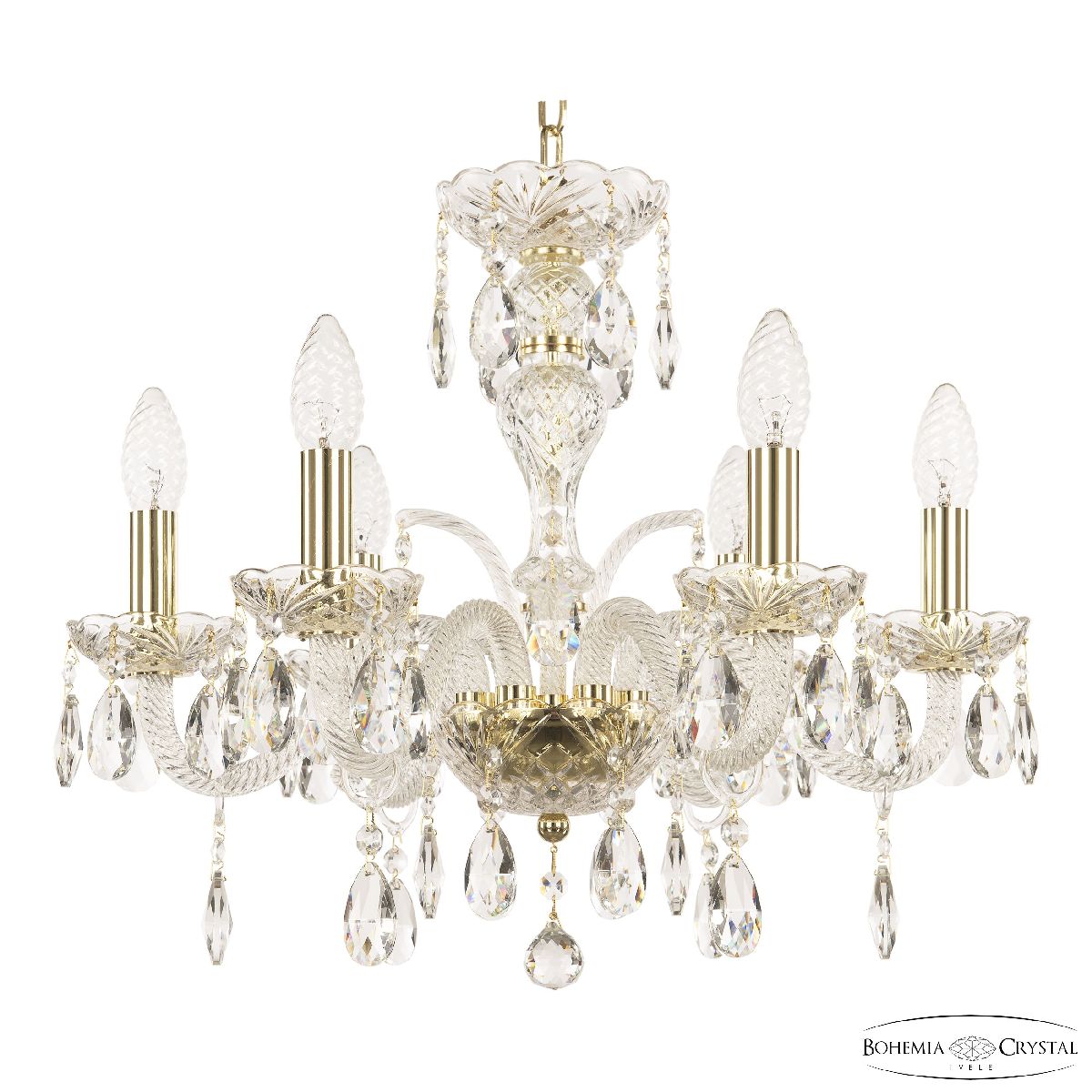 Подвесная люстра Bohemia Ivele Crystal 118/6/165 G