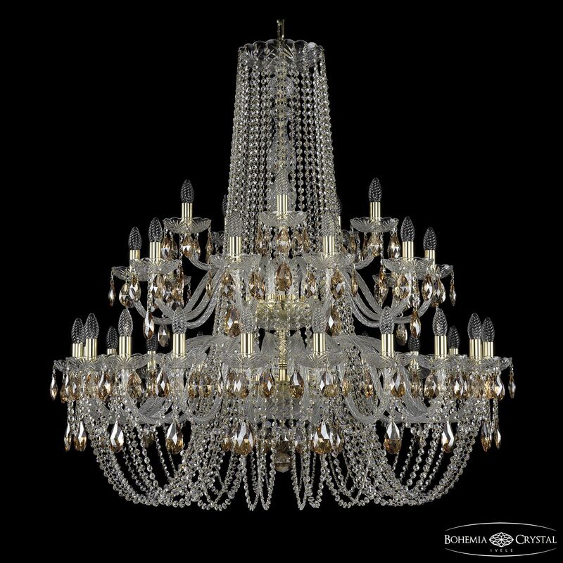 Подвесная люстра Bohemia Ivele Crystal 1402/20+10+5/400/2d G K721