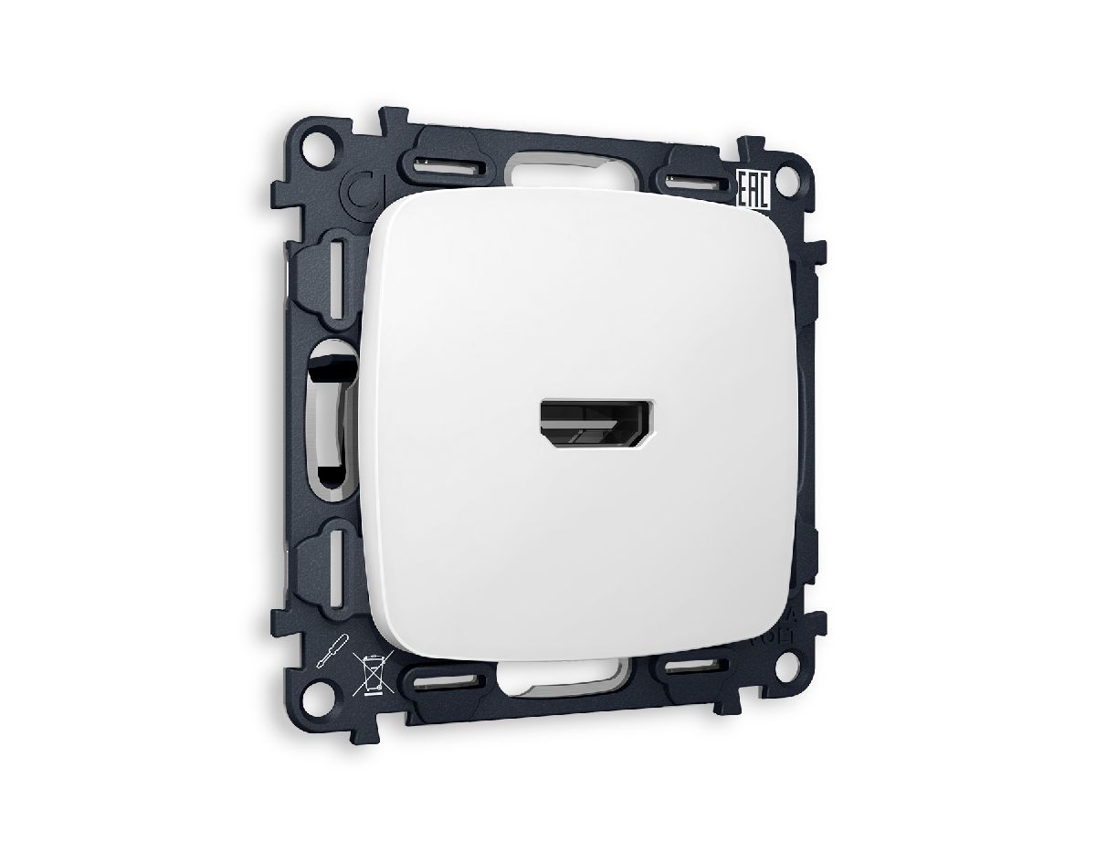 Комплект механизма розетки HDMI 2.0 40V/500MO 2.0GHz 5-18Gbit/s Ambrella Volt Omega MO134010