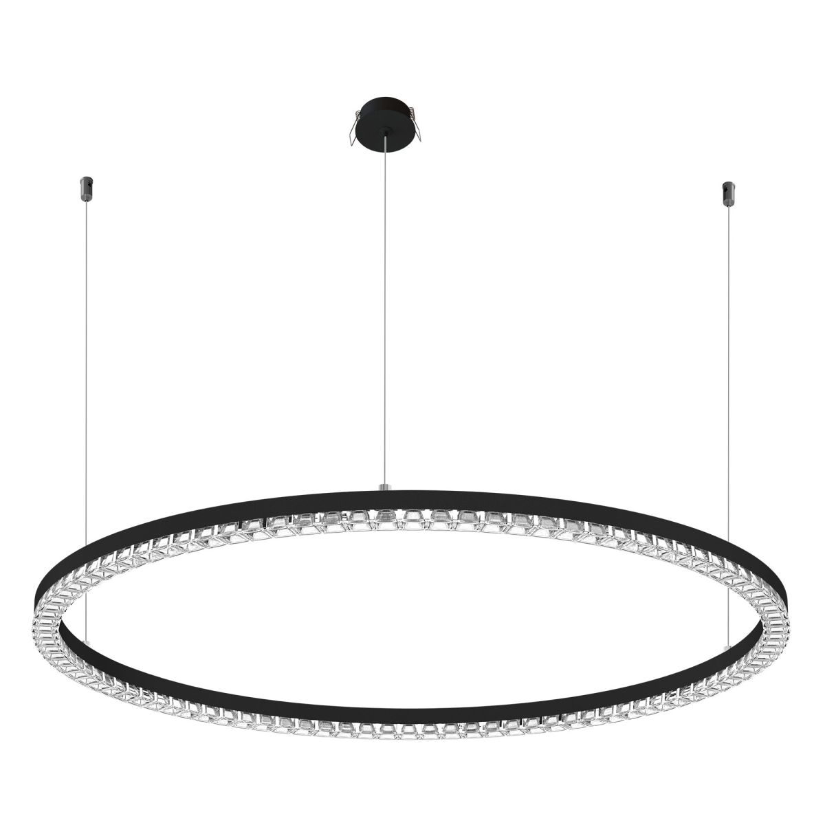 Подвесная люстра Arlight SP-DIAMOND-R850-40W Warm3000 (BK, 45 deg, 230V, TRIAC) 054483