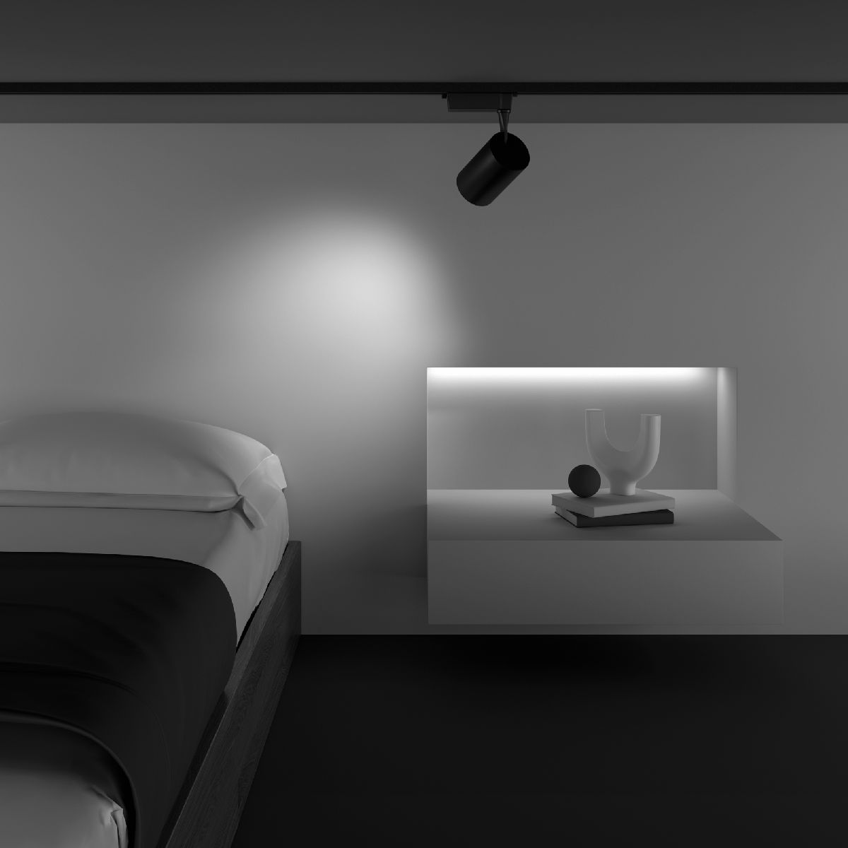 Трековый светильник Maytoni Technical Vuoro TR003-1-26W3K-M-B