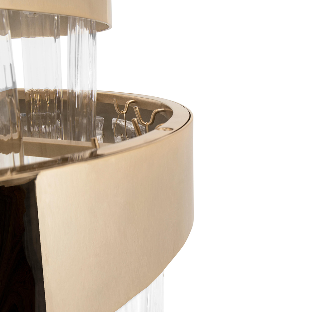 Подвесная люстра Delight Collection Babel KM0990P-4 brass
