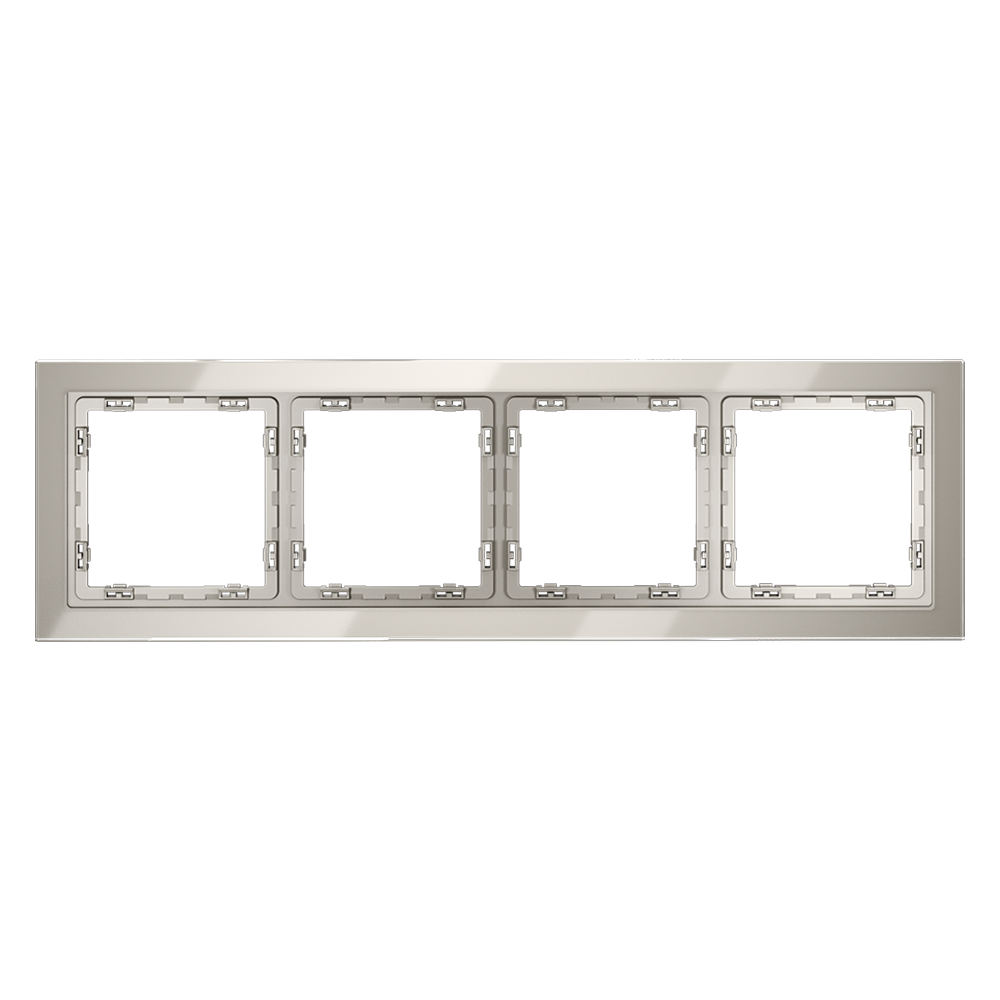 Рамка на 4 поста Voltum S70 VLS110403 (кашемир, стекло)