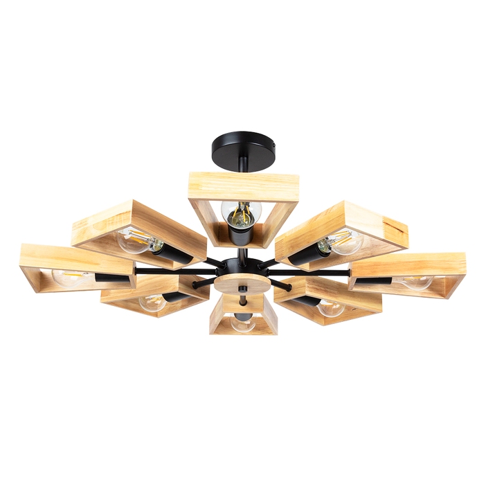 Люстра на штанге Arte Lamp Brussels A8030PL-8BK