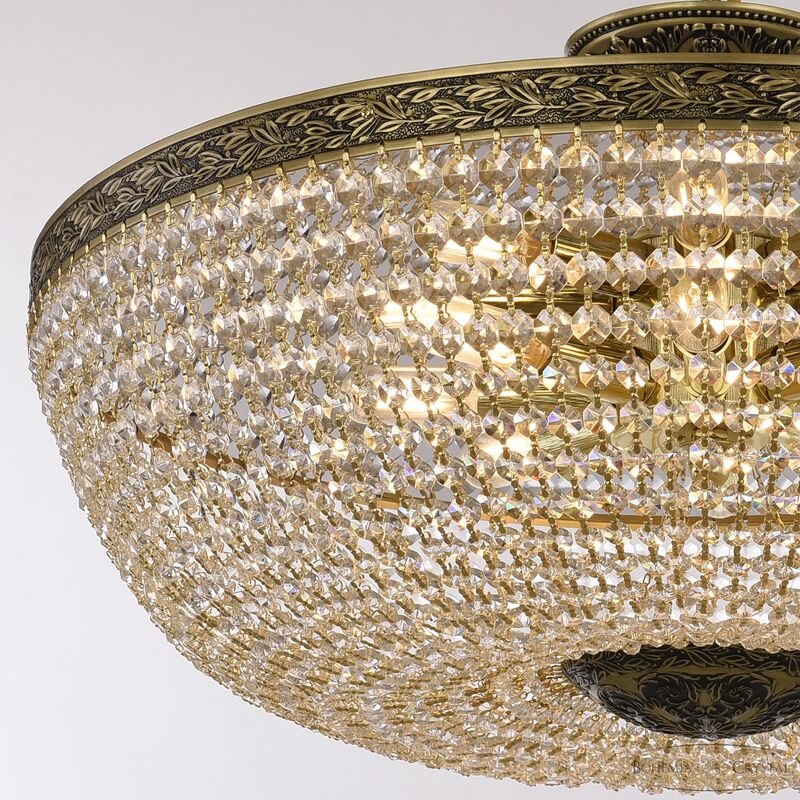 Потолочная люстра Bohemia Ivele Crystal AL19051/55OL AGB