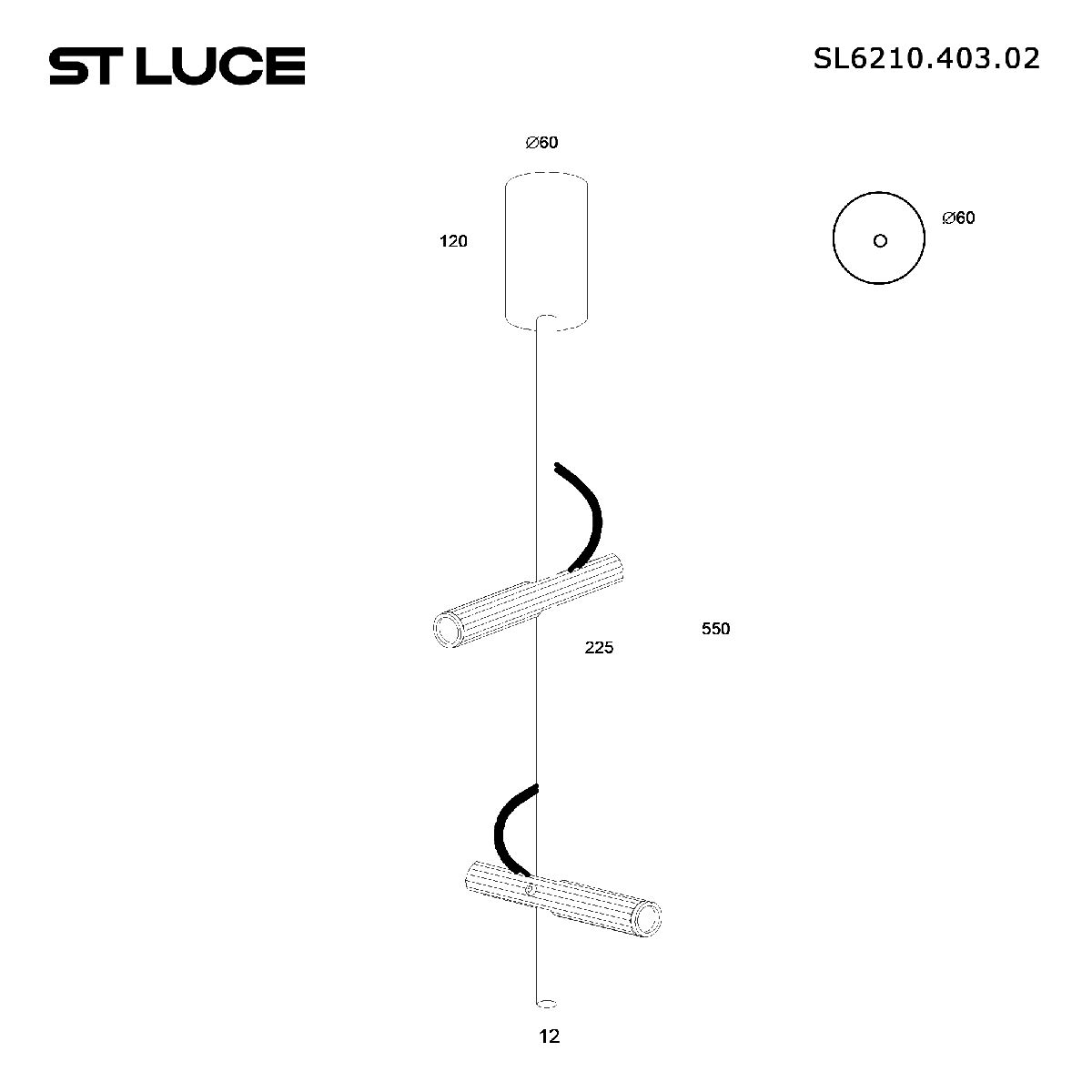 Потолочный светильник ST Luce Lilt SL6210.403.02