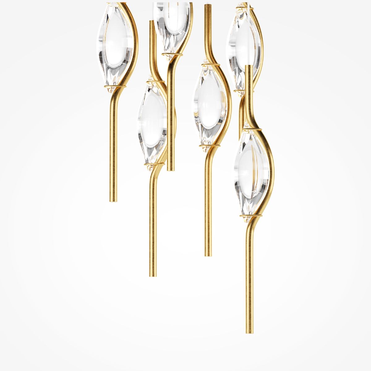 Каскадная люстра Maytoni Foresight MOD347PL-L48BS3K
