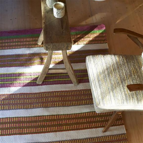 Ковровая дорожка Designers Guild RUGDG0864 Mahakam Outdoor Coral 75 x 250 см