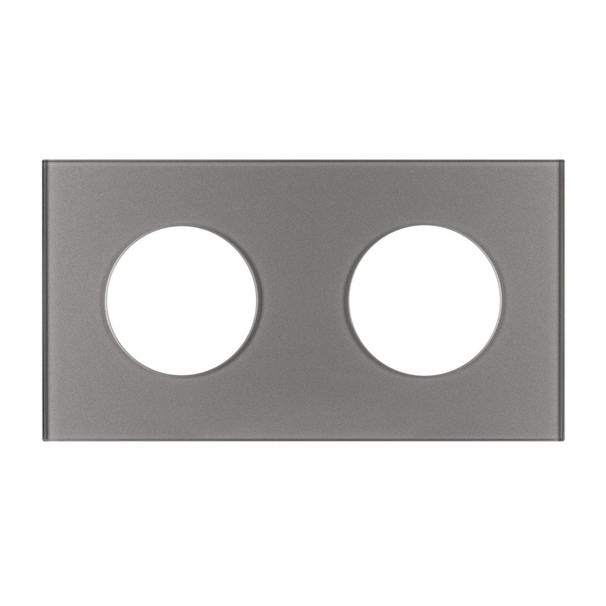 Рамка стеклянная на 2 поста Arlight FRM-GLARE-GC-2-GR 043837