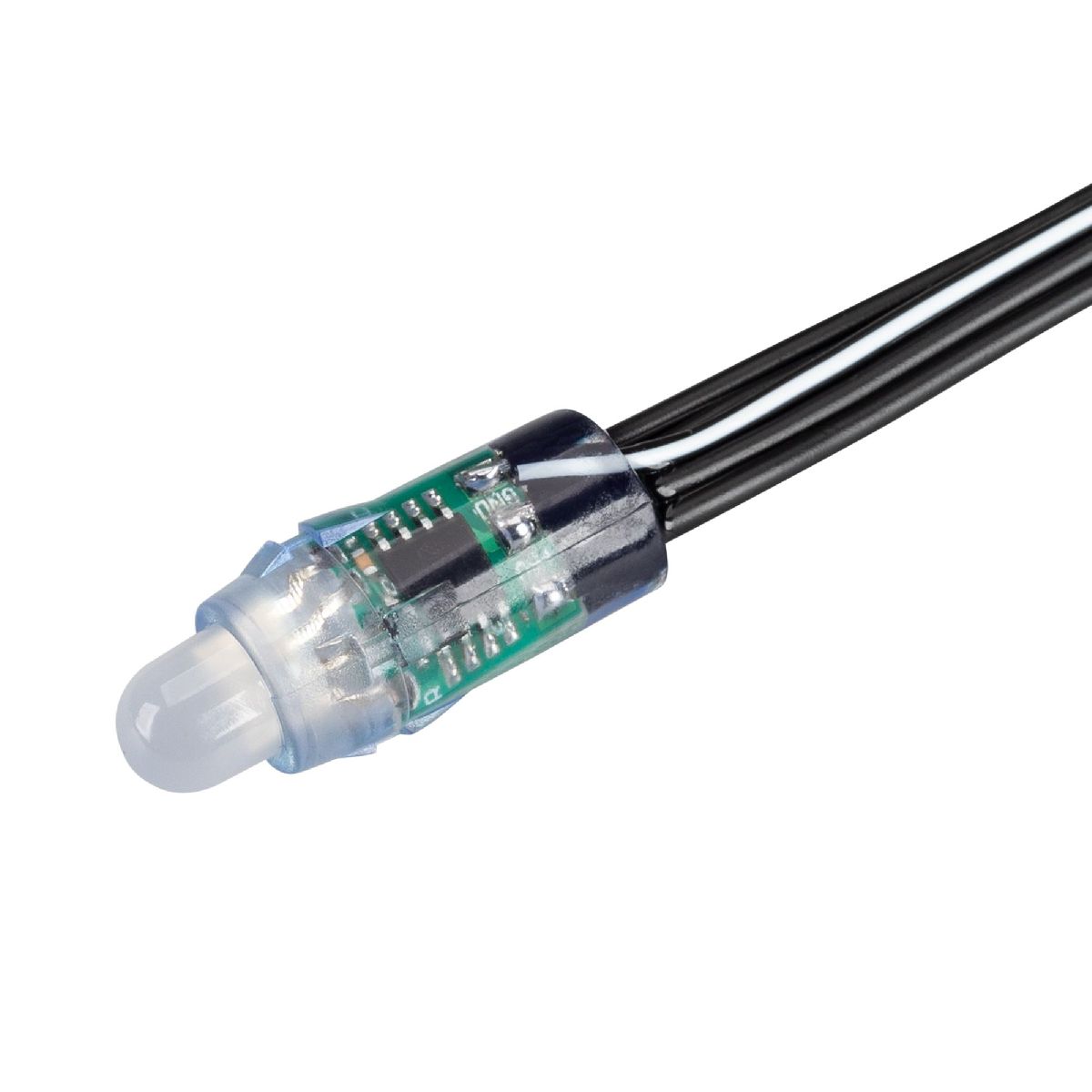 Герметичный управляемый модуль Arlight SPI-UVR-D12 12V White6000-BPT (0.3W, IP67, 90 deg) 043441