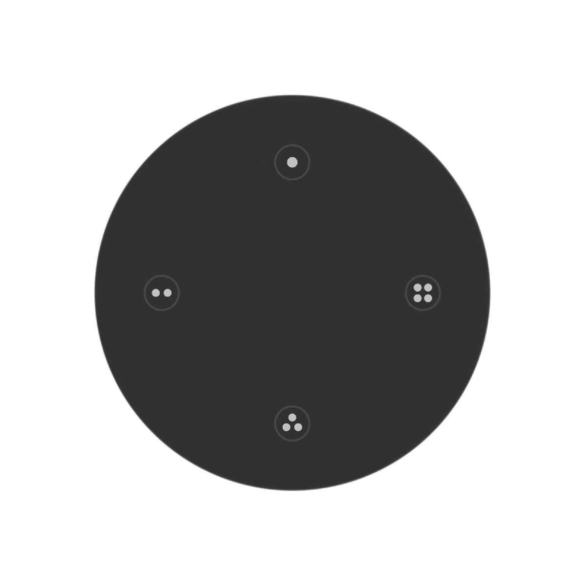 Пульт Arlight SMART-801-22-4G-4SC-SH Black (3V, Magnet, 2.4G) 046481