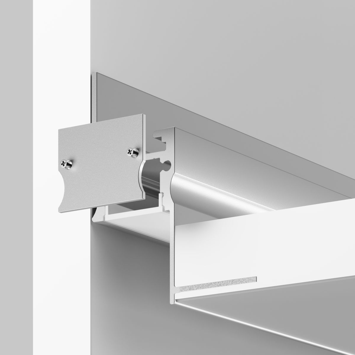 Комплект заглушек для профиля 4151 2шт Maytoni Led Strip ALM-4151-EC 642057